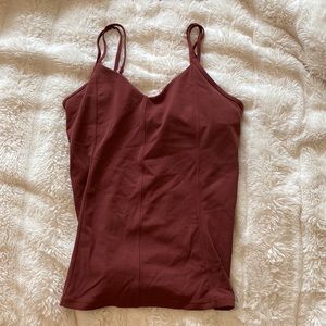 Lululemon Tanktop, Size 4, Maroon